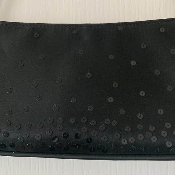 NWT LOFT Black Sequins Small Shoulder Bag - Picture 6 of 16